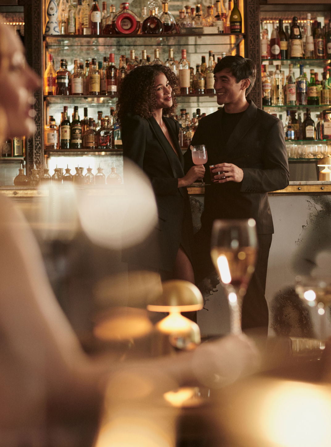 A Brilliant by Langham member is enjoying hotel spa service and gaining loyalty points.